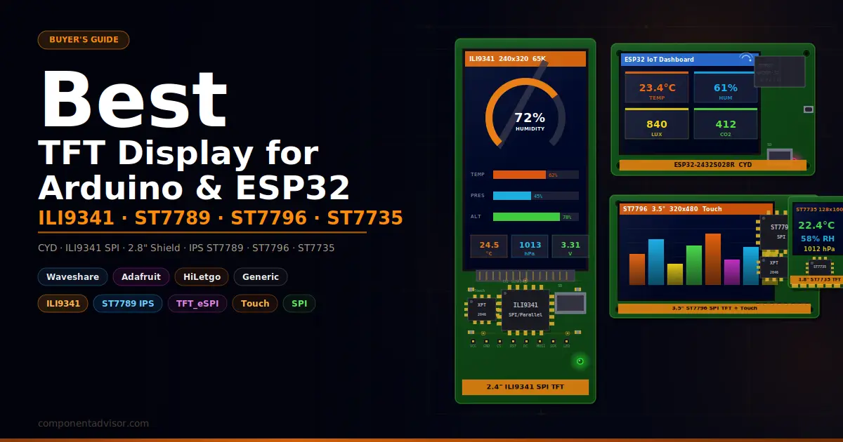 Best TFT Display for Arduino and ESP32
